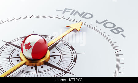 Canada High Resolution Find Job Concept Stock Photo