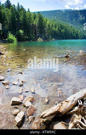 glacial Devil lake (Certovo jezero), Sumava mountains, South Bohemian Region, Czech Republic Stock Photo