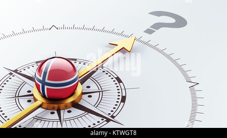 Norway High Resolution Question Mark Concept Stock Photo