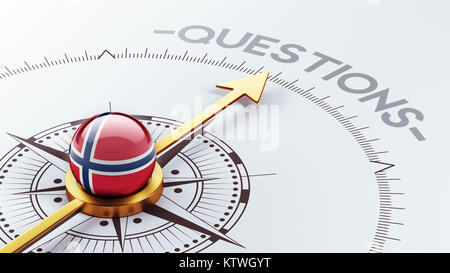 Norway High Resolution Questions Concept Stock Photo