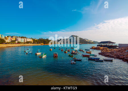 Stanley Bay and the Blake Pier, Stanley, Hong Kong Stock Photo