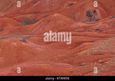 Boxcite Bauxite mine, raw weathered bauxite sedimentary rock on surface Stock ...