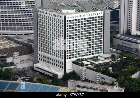 Mandarin Oriental Hotel in Singapore Stock Photo