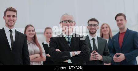 Group of happy successful business people in a meeting at office Stock Photo