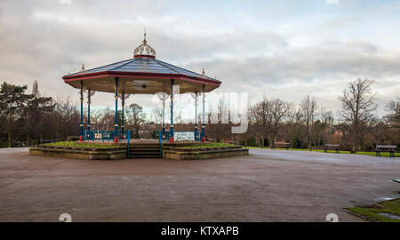 The bandstand in Ropner Park, Richmond Road, Stockton-on-Tees, United Kingdom Stock Photo
