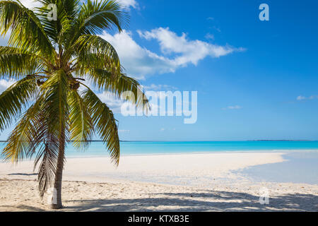 Beach at Treasure Cay, Great Abaco, Abaco Islands, Bahamas, West Indies, Central America Stock Photo