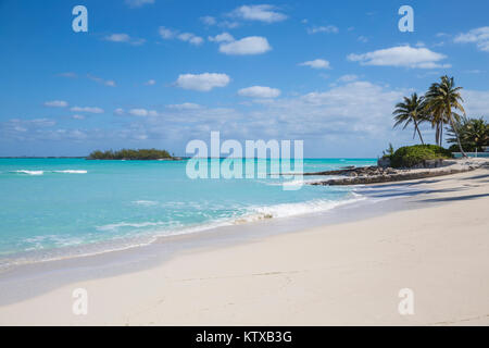 Beach at Treasure Cay, Great Abaco, Abaco Islands, Bahamas, West Indies, Central America Stock Photo