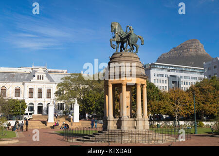 Delville Wood Memorial and Iziko South African Museum, Company's Garden, Cape Town, Western Cape, South Africa, Africa Stock Photo