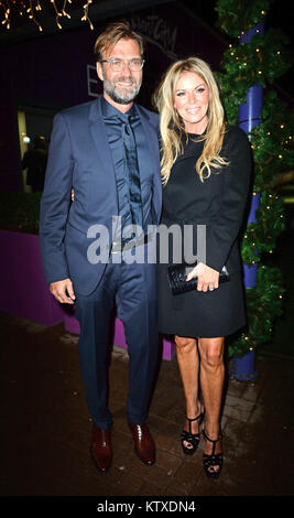 James Milner Foundation Charity Ball at Event City - Arrivals  Featuring: Ulla Sandrock, Juergen Klopp Where: Manchester, United Kingdom When: 26 Nov 2017 Credit: WENN.com Stock Photo