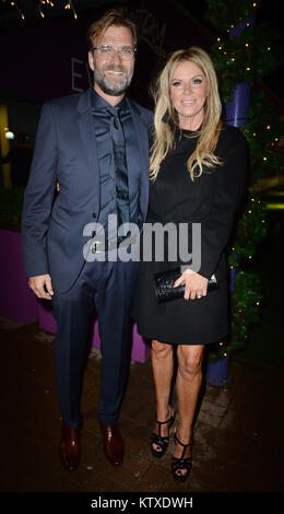 James Milner Foundation Charity Ball at Event City - Arrivals  Featuring: Ulla Sandrock, Juergen Klopp Where: Manchester, United Kingdom When: 26 Nov 2017 Credit: WENN.com Stock Photo