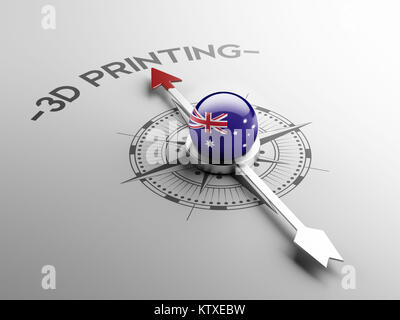 Australia High Resolution 3d Printing Concept Stock Photo