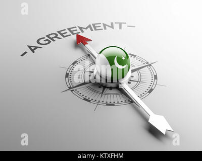 Pakistan High Resolution Agreement Concept Stock Photo