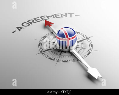 Iceland High Resolution Agreement Concept Stock Photo