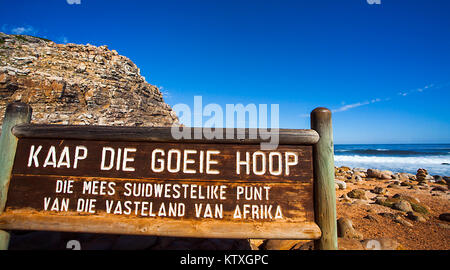 At the Cape of Good Hope South Africa Stock Photo