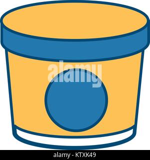ice cream bottle Stock Vector
