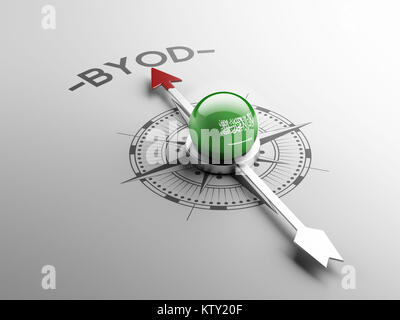 Saudi Arabia High Resolution Byod Concept Stock Photo