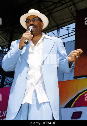 IRVINE, CA - 2002: Steve Harvey pictured at stand up performance in Irvine, California in 2002. Credit: Pat Johnson/MediaPunch Stock Photo