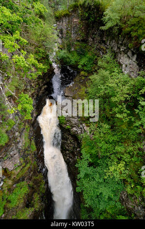 Scotland, highlands, If of Measach in the national park Corrieshalloch Gorge, Schottland, Highlands, Falls of Measach im Nationalpark Corrieshalloch G Stock Photo