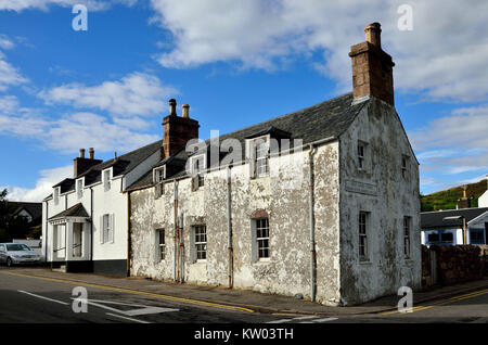Scotland, highlands, cottage in Ulla's pool, Schottland, Highlands, Cottage in Ullapool Stock Photo