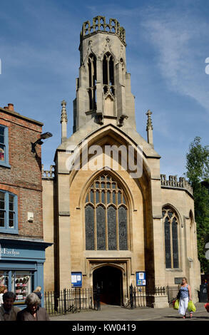 England, York, Old Town, Saint Helen Church in the Saint Helen Square , Altstadt, St Helens Church am St Helens Square Stock Photo
