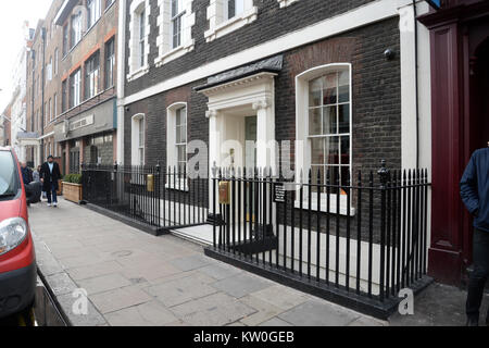 Soho House 76 Dean Street the private members club where Prince Harry met Meghan Markle  Featuring: Soho House 76 Dean Street Where: London, United Kingdom When: 27 Nov 2017 Credit: Tony Oudot/WENN Stock Photo