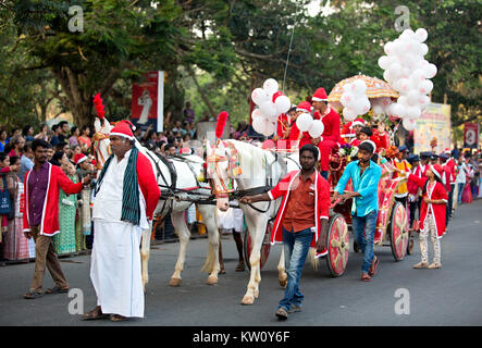 Buon Natale Horse.Buon Natale The Christmas Celebration Of Thrissur Archdiocese Will Stock Photo Alamy