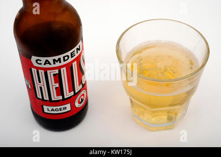 Camden Hells lager Stock Photo