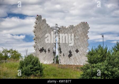 Sanctuary of the Queen of Martyrs, Calvary of Bydgoszcz - Gate to Heaven in the Valley of Death. Bydgoszcz, Kuyavian-Pomeranian Voivodeship, Poland. Stock Photo