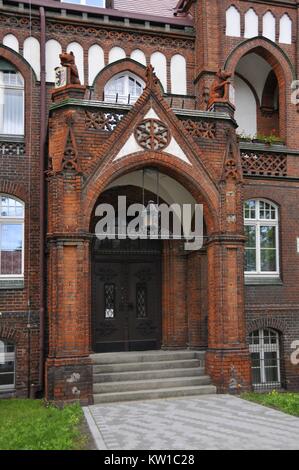 Town hall. Inowroclaw, Kuyavian-Pomeranian Voivodeship, Poland. Stock Photo