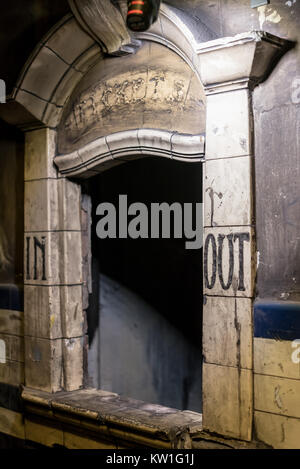 Euston Underground Tunnels, Hidden London Tour Stock Photo