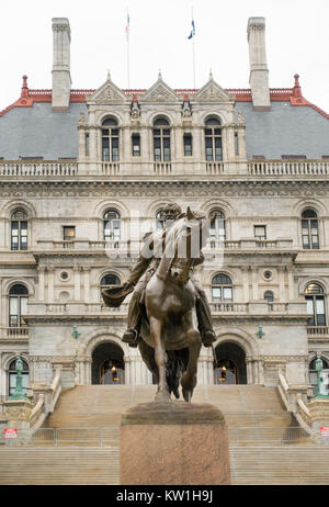 Albany NY capital building Stock Photo