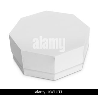 White octagon shaped box Stock Photo - Alamy