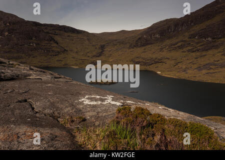 Loch na Cuilce - Cuilin Hills Stock Photo