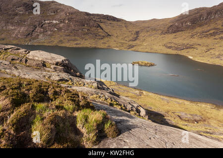 Loch na Cuilce - Cuilin Hills Stock Photo