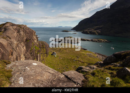 Loch na Cuilce - Cuilin Hills Stock Photo