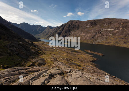 Loch na Cuilce - Cuilin Hills Stock Photo