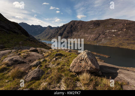 Loch na Cuilce - Cuilin Hills Stock Photo