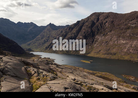 Loch na Cuilce - Cuilin Hills Stock Photo