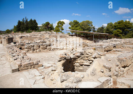 Festos, archeological area, Crete island, Greece, Europe Stock Photo