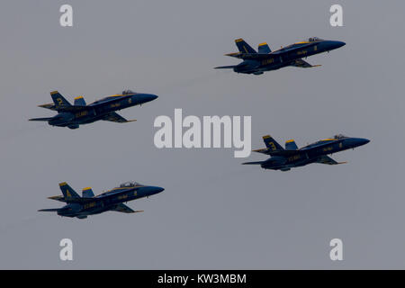 Blue Angels Pensacola Beach Air Show 11 Stock Photo