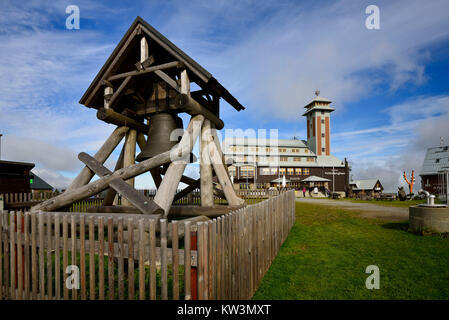 Fichtelberghaus, Fichtelberg, Sachsen, Deutschland Stock Photo - Alamy