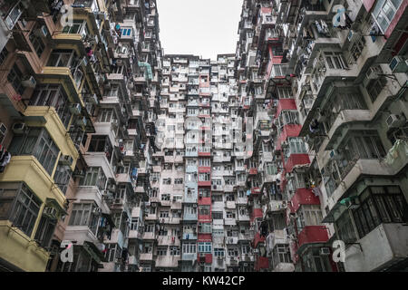 hong kong apartment buildings Stock Photo