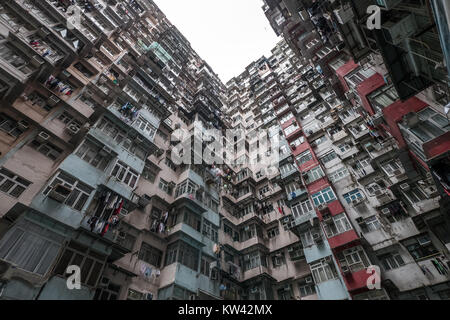 hong kong apartment buildings Stock Photo
