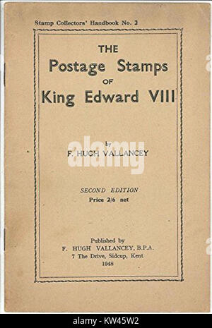 The Postage Stamps of King Edward VIII Stock Photo