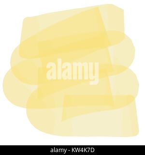 yellow transparent marker pen pattern, vector Illustration Stock Vector