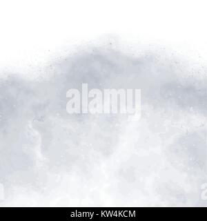 light grey watercolor cloud pattern, vector Illustration Stock Vector