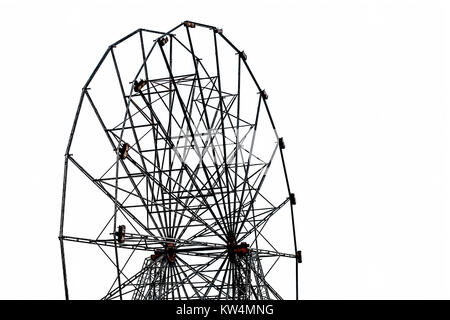 Giant wheel isolated on white. Stock Photo