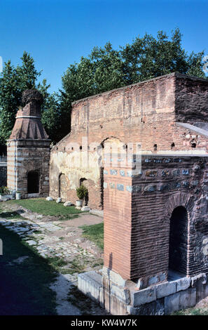 Hagia Sophia, Aya Sofya or Byzantine Church of Holy Wisdom, built in c6th, Iznik (formerly Nicaea) Turkey.The photo shows the church in a ruined state in 1992. It was later restored with a new roof and reopened as a museum in 2011. Stock Photo