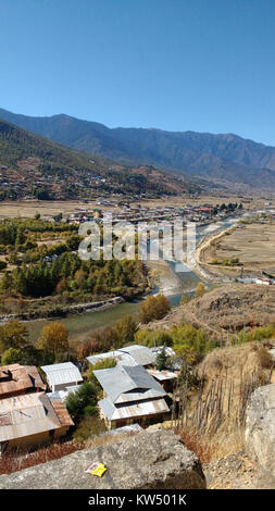 Bhutan scenery Stock Photo