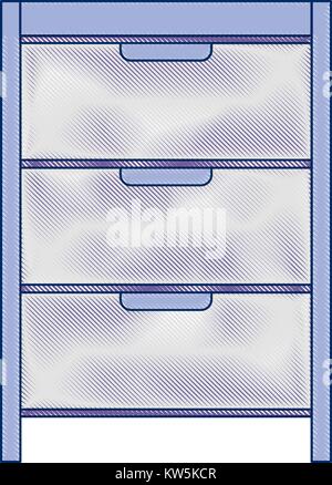 hospital operating drawer isolated icon vector illustration design Stock Vector